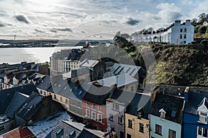 Picturesque view of the Irish city of Cobh