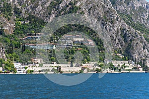 Picturesque view of Limone sul Garda, Lake Garda, Italy