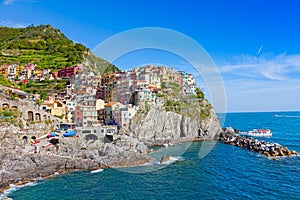 Picturesque view of Manarola