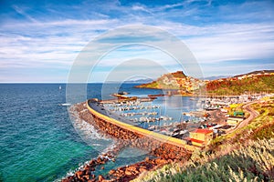 Picturesque view of Medieval town of Castelsardo