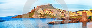 Picturesque view of Medieval town of Castelsardo