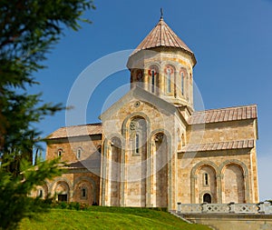 Picturesque view of Monastery at Bodbe, Georgia