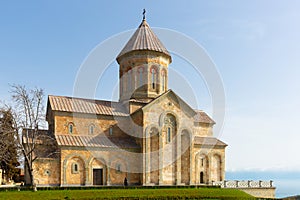 Picturesque view of Monastery at Bodbe, Georgia