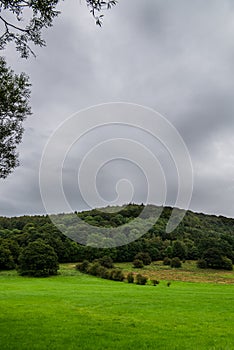 Picturesque View near Bakewell in Peak District National Park