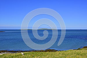 Picturesque View from Outer Hebridean Island of Scotland photo