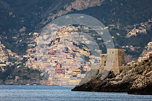 Picturesque view. Praiano. Campania. Italy