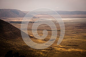 Picturesque view to Ngorongoro National Park