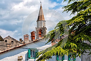 The picturesque village Buje, Croatia