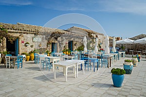 The picturesque village of Marzamemi one of the most beautiful 20 sea villages of Italy in the province of Syracuse, Sicily. One o