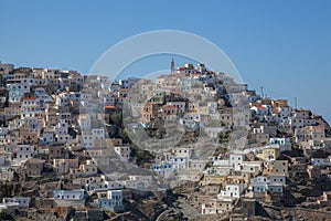 The picturesque village Olympos on Karpathos