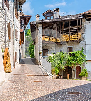 The picturesque village of Rango, in the Province of Trento, Trentino Alto Adige, Italy. photo