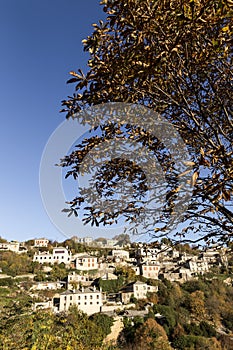 The picturesque village of Vitsa in Zagori area, northern Greece