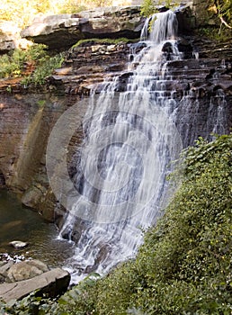 Picturesque waterfall