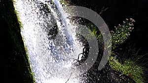 Picturesque waterfalls scenery in Plitvice Lakes National Park