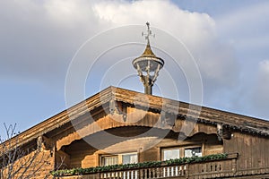 Picturesque weathervane, Seefeld, Austria