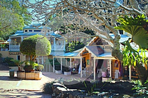 Picturesques cottages in the Blackall Mountains, Montville, Queensland, Australia