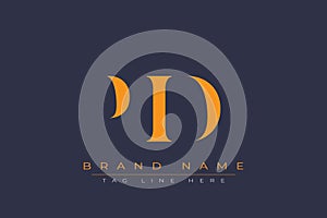 PID abstract letter logo design