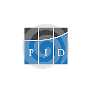 PID letter logo design on WHITE background. PID creative initials letter logo concept. PID letter design.PID letter logo design on