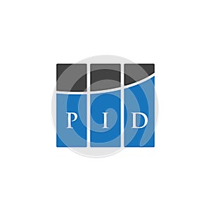 PID letter logo design on WHITE background. PID creative initials letter logo concept. PID letter design.PID letter logo design on