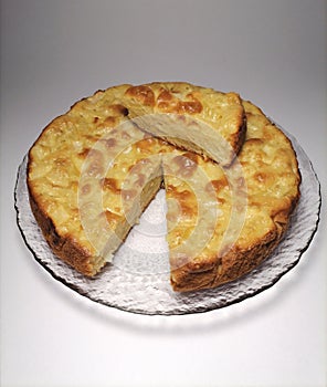 Pie with apples