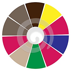 Torta grafico torta vettore illustrazioni. infografica visualizzazione argomento 