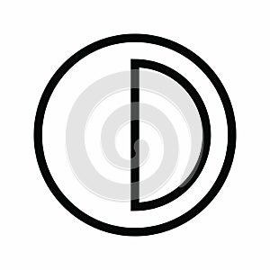 Pie Chart I icon vector