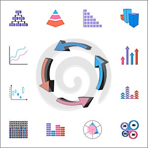 pie chart icon. Detailed set of Charts & Diagramms icons. Premium quality graphic design sign. One of the collection icons for web