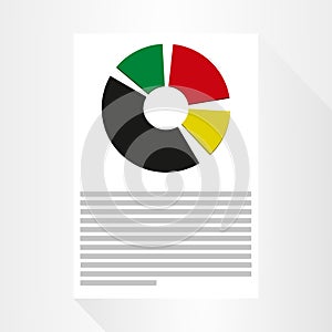 Pie chart infographic.