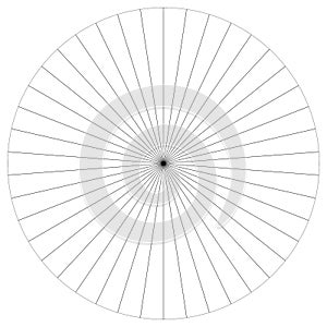 Pie chart, Pie graph, circular, circle diagram from series with 2 to 65 segments, portions. Ratio concept infographic,