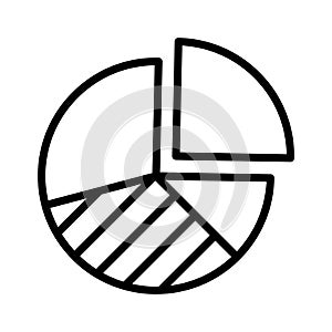 Pie chart, pie graph, graph, report fully editable vector icons