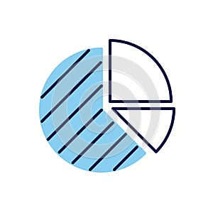 Pie Chart related vector icon