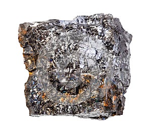 piece of Bituminous coal (black coal) rock