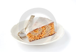 A Piece of Carrot and Almond Cake