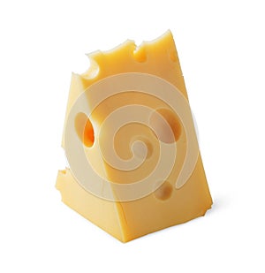 Piece of Cheese with holes