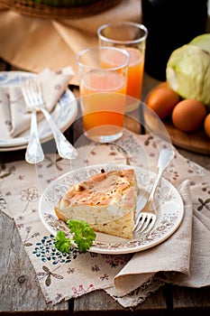 A Piece of Easy Cabbage, Egg and Cumin Pie