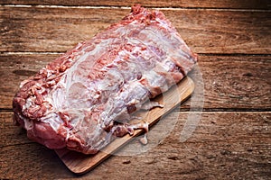 piece of fresh pork