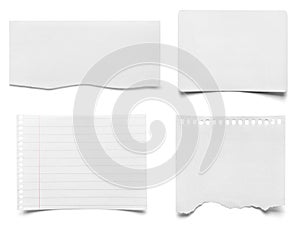 Piece of paper note notepad