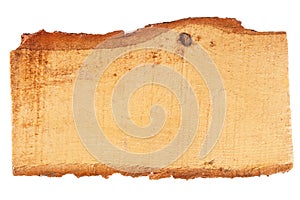 A piece of pine boards