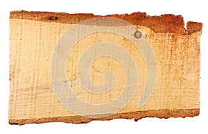 A piece of pine boards