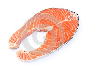 Piece of a salmon fish
