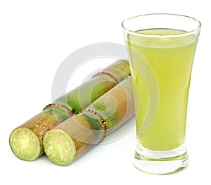 Piece of sugarcane juice