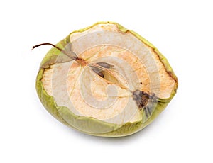 Piece of withering apple