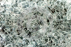 Pieces of broken glass