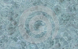 Pieces of broken glass background