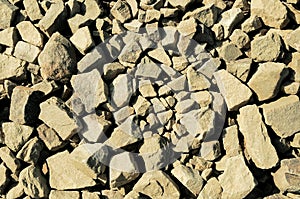 Pieces of broken stone background