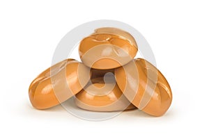 Pieces of Caramel Candy