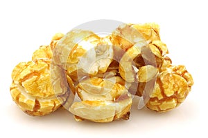 Pieces of caramel popcorn