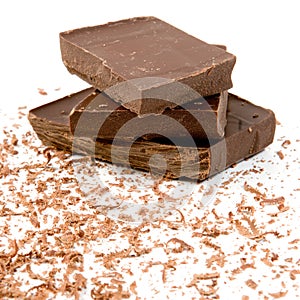 Pezzi da buio cioccolato 