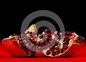 Pieces of grenadine photo