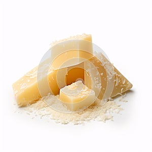 pieces of parmigiano Regionale cheese for pasta photo